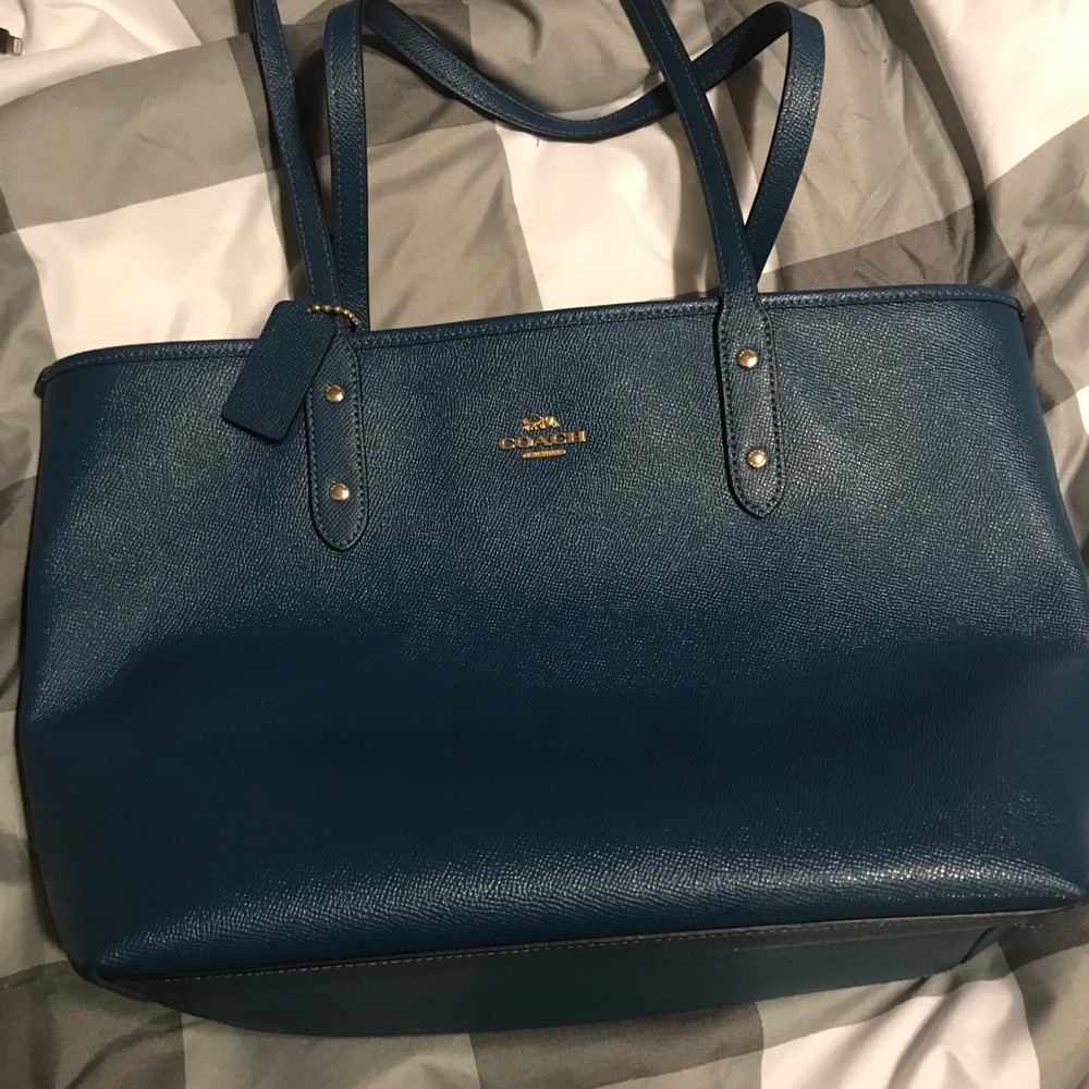 Coach Zip Top Tote